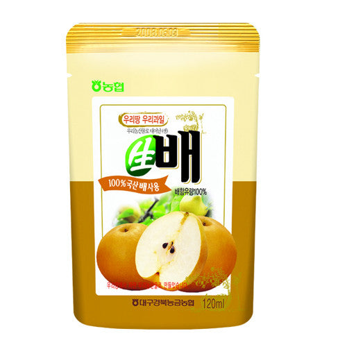 [NongHyup] Daegu-Gyeongbuk Fresh Pear Juice (120ml*30 packs)