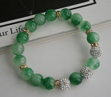 Jade Cubic Bracelet 10mm