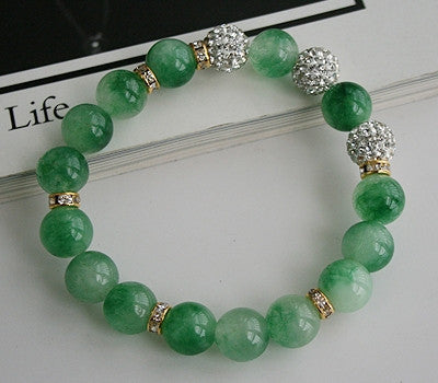 Jade Cubic Bracelet 10mm