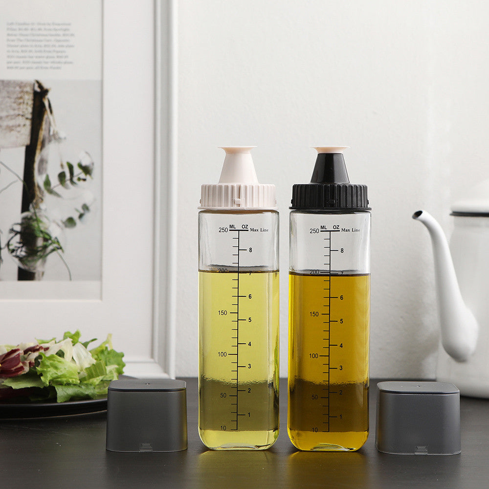 Sinoglass Square Silicone Oil Bottle 2P (Black, White)