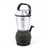 Battery-Free Solar Lantern - Outdoor LED Lantern - Hand Crank/Outlet/Solar Charge - LS-360
