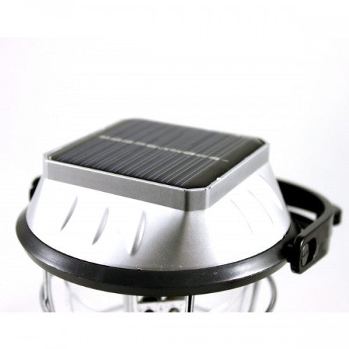 Battery-Free Solar Lantern - Outdoor LED Lantern - Hand Crank/Outlet/Solar Charge - LS-360
