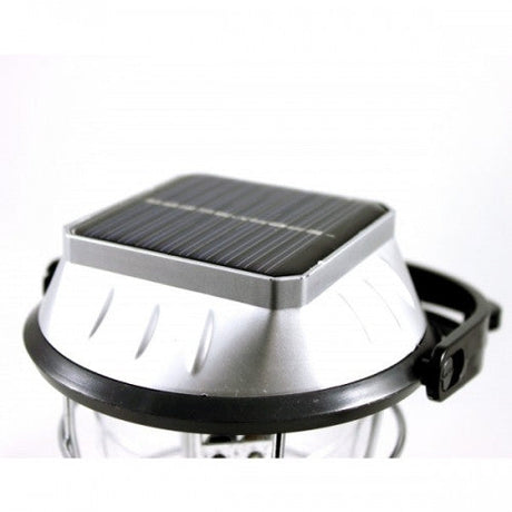 Battery-Free Solar Lantern - Outdoor LED Lantern - Hand Crank/Outlet/Solar Charge - LS-360