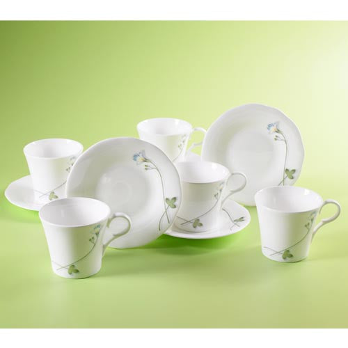[Haengnam Ceramics] Revele Leaf Coffee Set 10 pcs (5 servings)