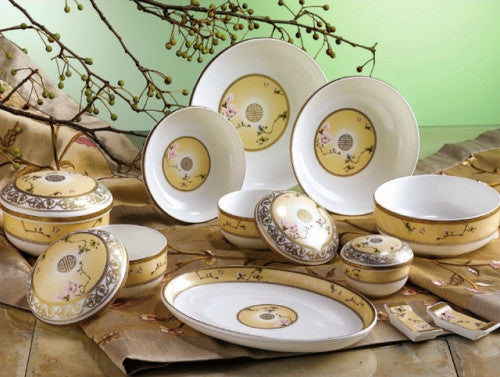 [Haengnam Ceramics] Imperial 7-Dish Tableware Set (27 pcs)