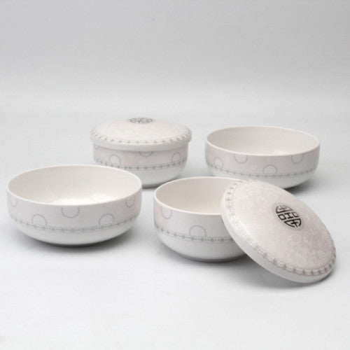 [Haengnam Ceramics] White Pine Single Tableware Set (6 pcs)