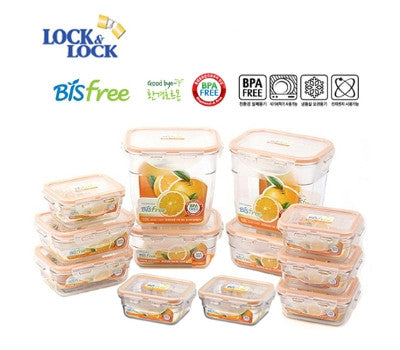 Lock & Lock Eco-friendly New Material Food Containers 12 Types (24p)