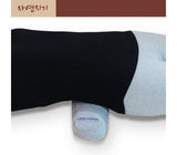 Lower back stretching buckwheat pillow