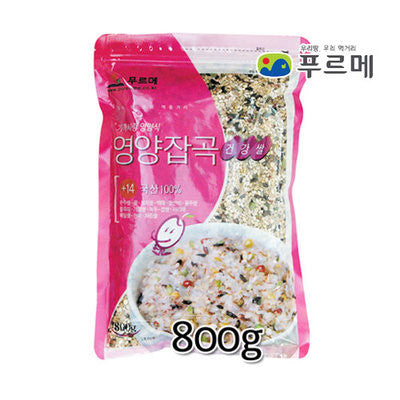 [Jeonju] Purume Family Love Nutritious Mixed Grains 800g (100% Domestic)