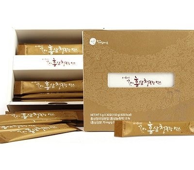 Kkotma Hongcheong Mix (Red Ginseng Cheonggukjang) Mix (5g x 30 packets)