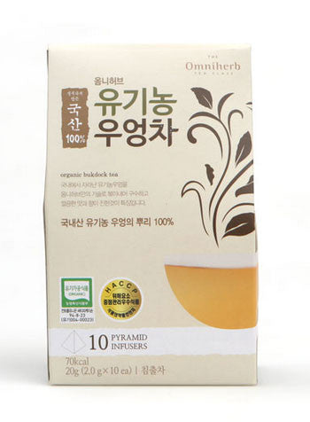 [Omniherb] Organic Burdock Tea (Natural)_2g*10 Tea Bags