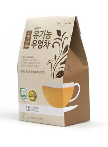 [Omniherb] Organic Burdock Tea (Natural)_2g*10 Tea Bags