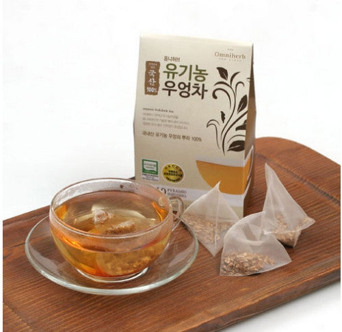 [Omniherb] Organic Burdock Tea (Natural)_2g*10 Tea Bags
