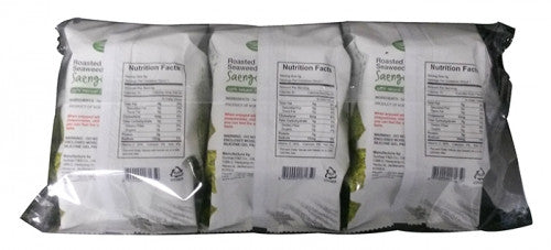 [Badasori] Sikdorak Fresh Stone Seaweed (8g x 3 packs) - 3 Bundles BUY 2 GET 1 FREE