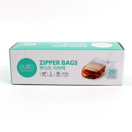[Puritto] Zipper Bags 25 x 30 cm, 20 Sheets