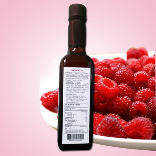 Sanaecho - Organic Wild Strawberry Wine Vinegar (100% Fermented Vinegar) 250ml