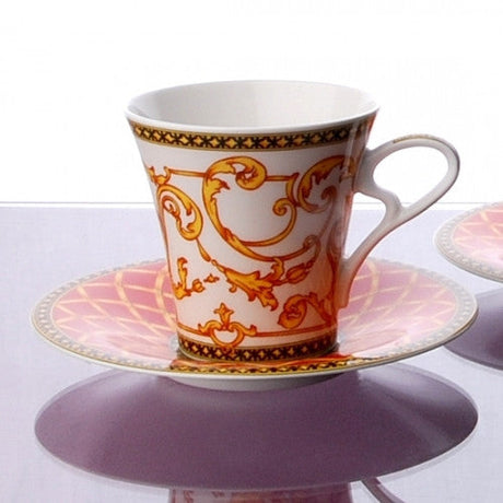 [Haengnam Ceramics] Versace Coffee Set for 2 (4 pcs)