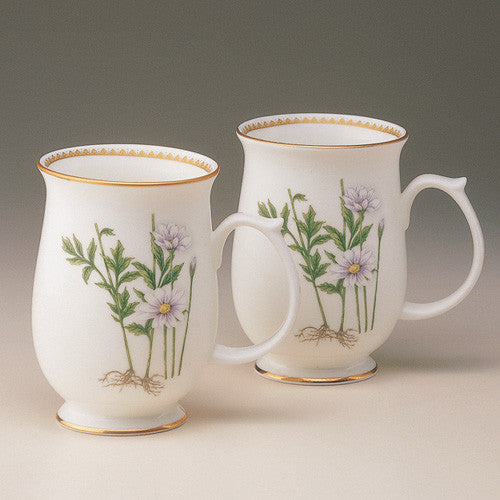 [Haengnam Ceramics] Wild Chrysanthemum Mug Set 2 pcs