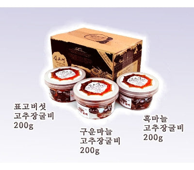 Shiitake Mushroom Gochujang Dried Yellow Corvina - Value Pack 500g