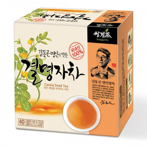 40 tea bags of Cassia seed tea made by Master Kim Dong-gon of Ssanggye Myeongcha