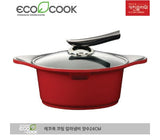 EcoCook Ceramic Pot with Double Handles, 24cm