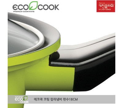 Eco Cook Ceramic Pot 18cm Single Handle
