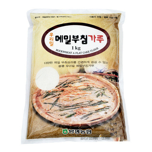 Bongpyeong Korean Wheat Buckwheat Pancake Mix 1kg