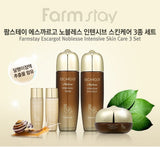Farmstay Escargot Noblesse Intensive Skincare 3-Piece Set <br/>PLAN36.5 Aloe Gel Tube (Worth $10) Gift