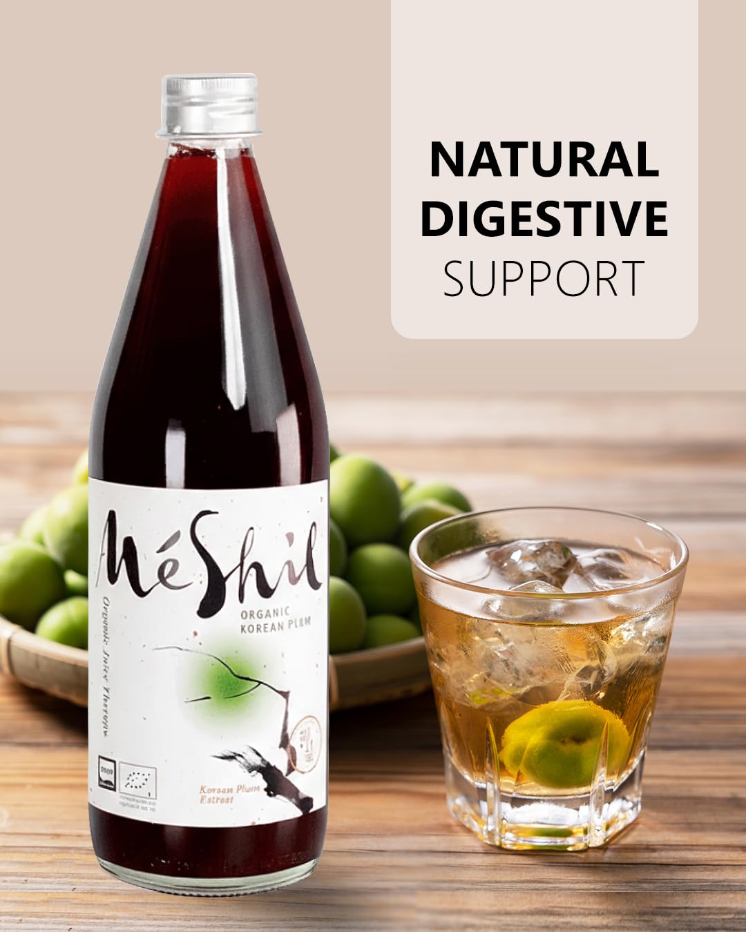 Meshil - Jeju Organic Plum Syrup (100% from Hadong, Gyeongnam) 500g