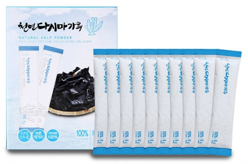 [Haeoreum Food] 100% Natural Kelp Powder Sticks (8g x 10 sticks)