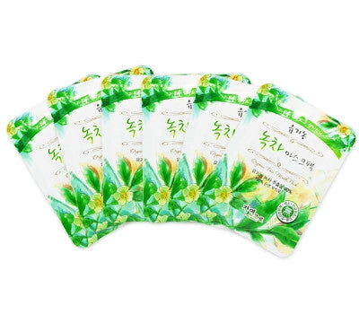 Nature Organic Green Tea Mask Pack (5 sheets)