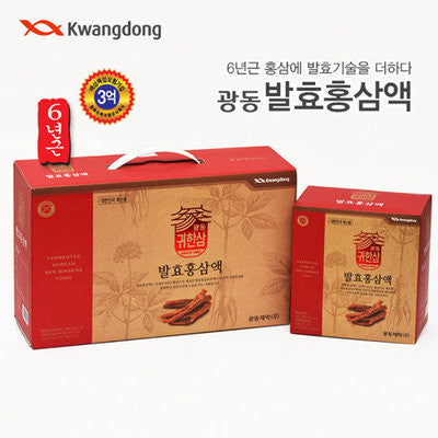 [Kwangdong Pharmaceutical] Kwangdong Fermented Red Ginseng Extract 1 Box (70ml x 30 packets)
