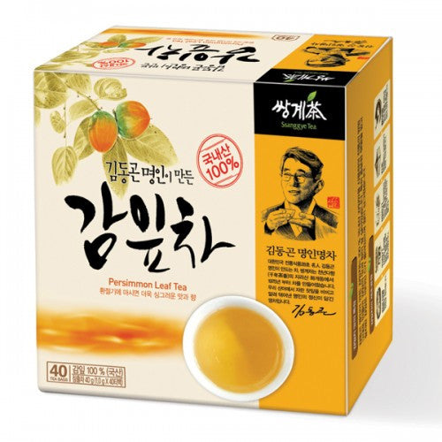 40 tea bags of persimmon leaf tea made by Master Kim Dong-gon of Ssanggye Myeongcha