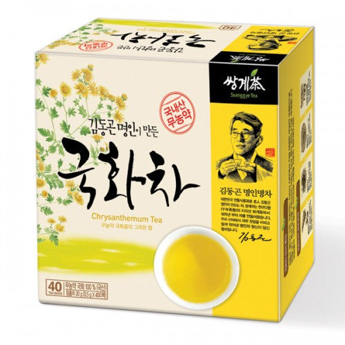 40 tea bags of chrysanthemum tea made by Master Kim Dong-gon of Ssanggye Myeongcha
