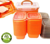 31-Piece Set of Yellow Clay Airtight Containers