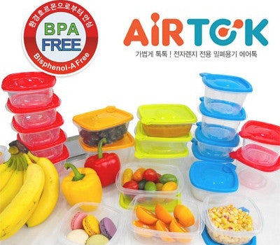 ’AirTalk’ 30 Types of Microwave-Safe Airtight Containers with Lids