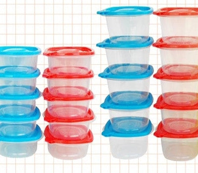 ’AirTalk’ 30 Types of Microwave-Safe Airtight Containers with Lids
