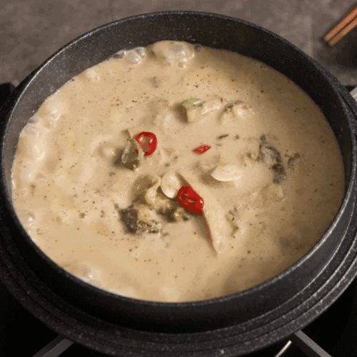 Kyodong Foods - Mushroom Perilla Seed Soup 500g (Store at room temperature) X 3 packs Expiration date: November 4, 2026