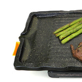 Deokheung - Thick 7mm Cast Iron Square Grill Plate (Large)