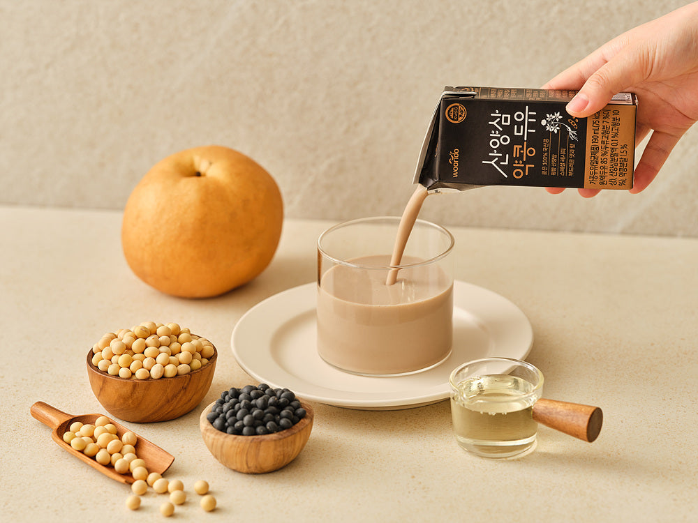 [Wooridu] Wild Ginseng Medicinal Bean Soy Milk (190ml x 16 packs) Expiration Date: November 4, 2027