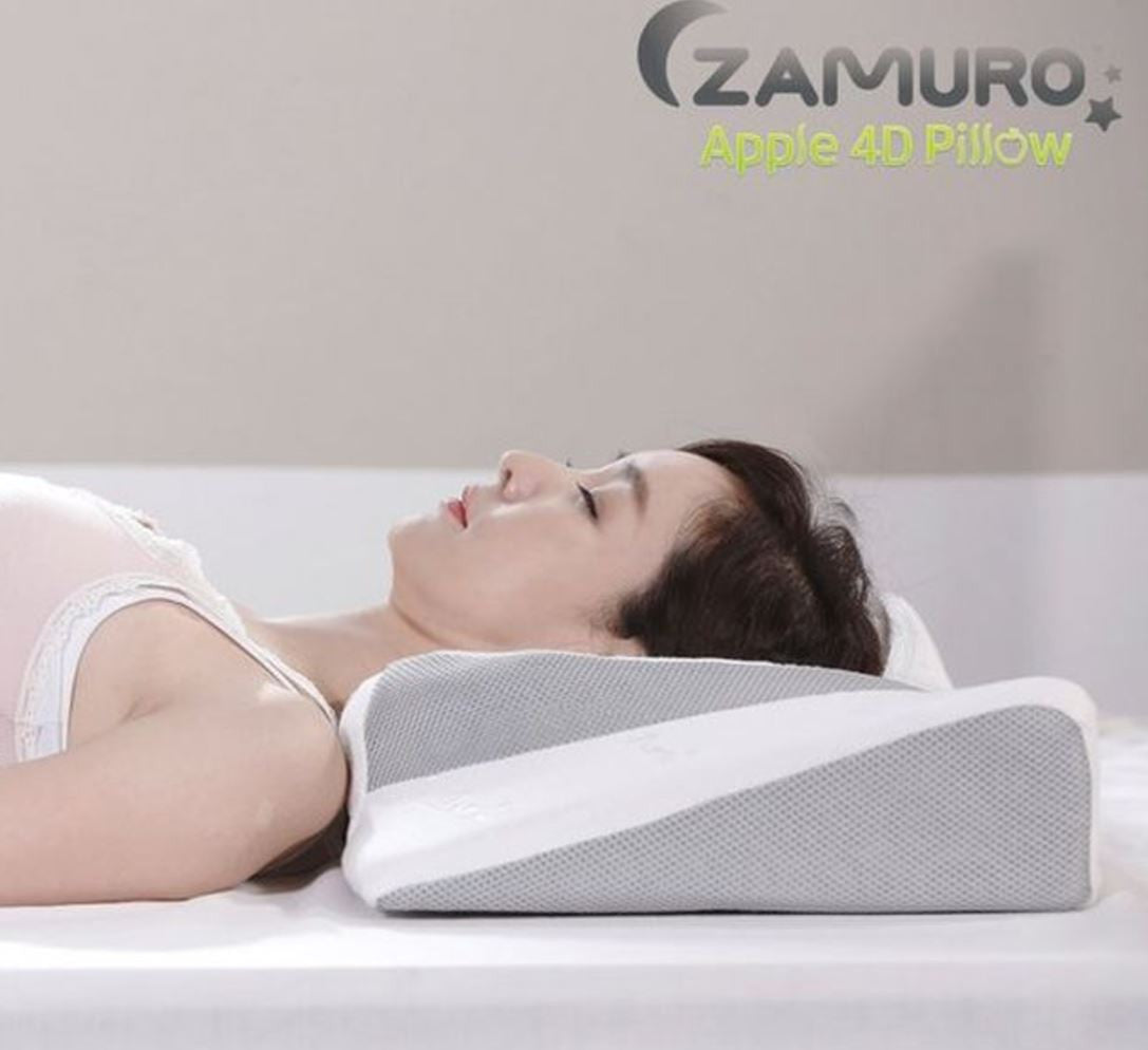 [Free Shipping] Jamuro Apple 4D Pillow (Color: Gray)