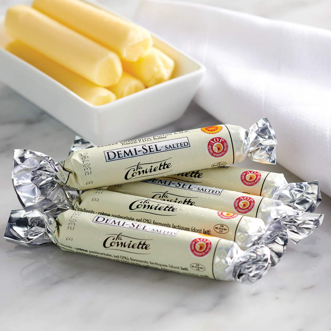 [Free Separate Shipping][Kkotma Fresh] La Conviette Butter (Salted) 40 Pieces 600g Expiration Date: September 4, 2026