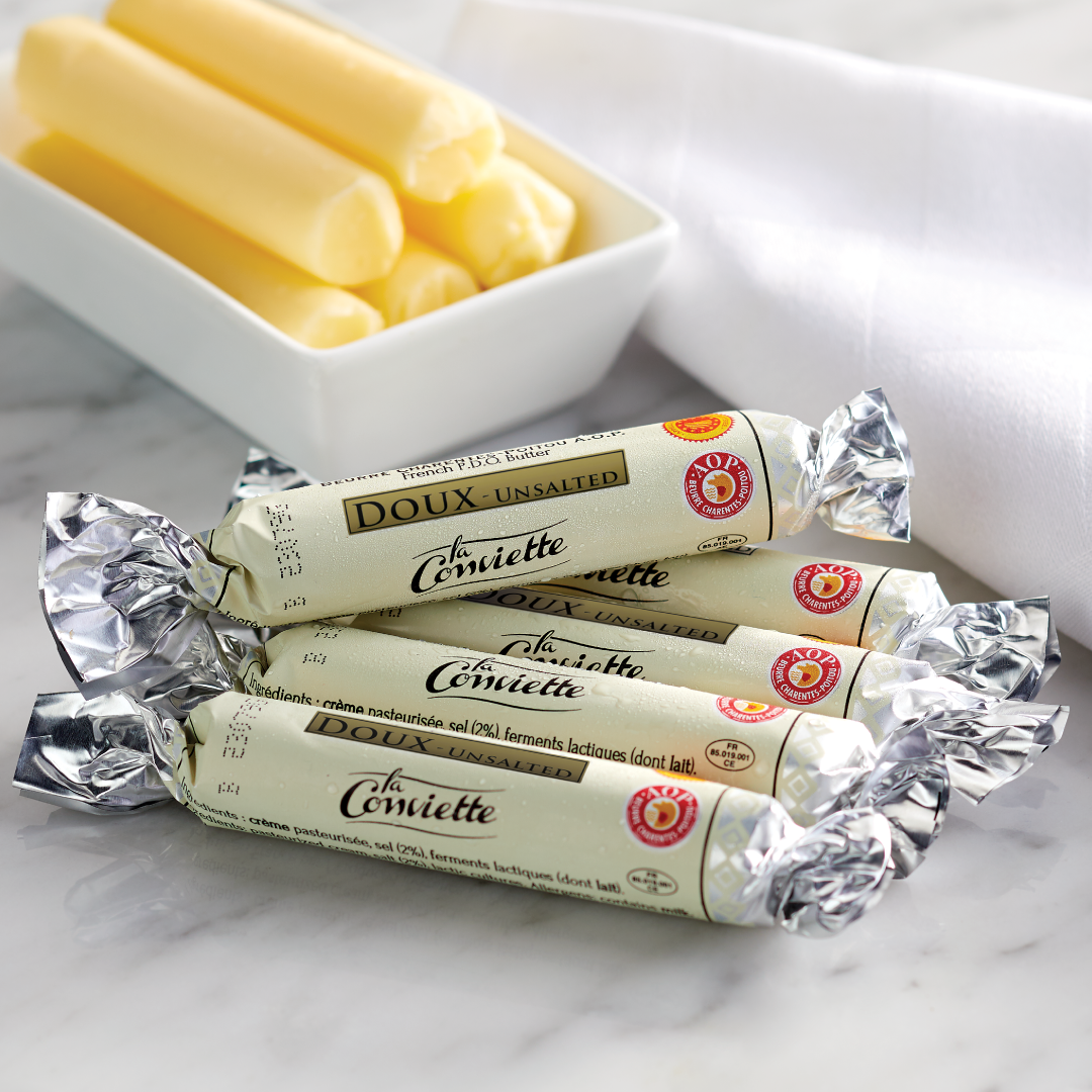 [Free Separate Shipping][Kkotma Fresh] La Conviette Butter (Unsalted) 40 Pieces 600g Expiration Date: September 10, 2026