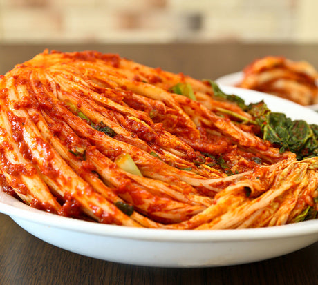 [Free Separate Shipping] Pyeongchang Kkotsuni Highland Whole Cabbage Kimchi 2.5kg + Mustard Leaf Kimchi 2.5kg
