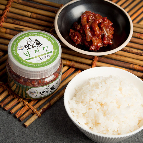 [Free Separate Shipping] Hyosong Salted Seafood 6-Piece Set 200g (Changran-jeot + Squid-jeot + Octopus-jeot + Hairtail-jeot + Bursted Pollock Roe + Mixed Octopus)