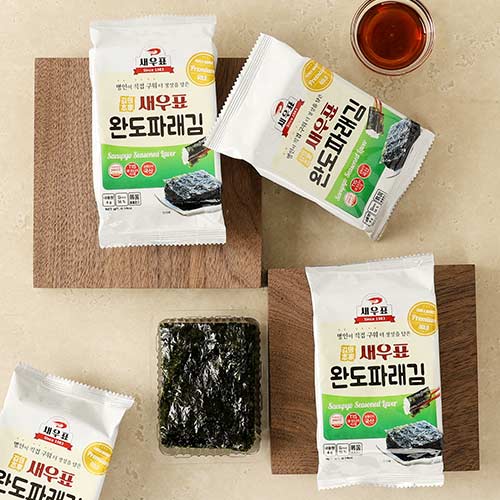 Saewoopyo Wando Green Laver Lunchbox Seaweed (16 packs)