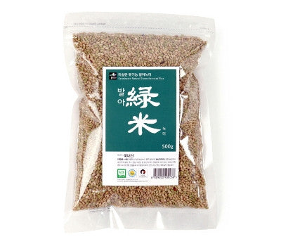 Organic Sprouted Green Rice with over 90% Germination Rate 500g <br/>Milling Date: 05/27/2020