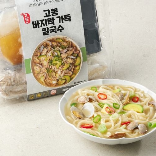 [Kkotma Fresh] Heaping Clam Kalguksu (1,330g)