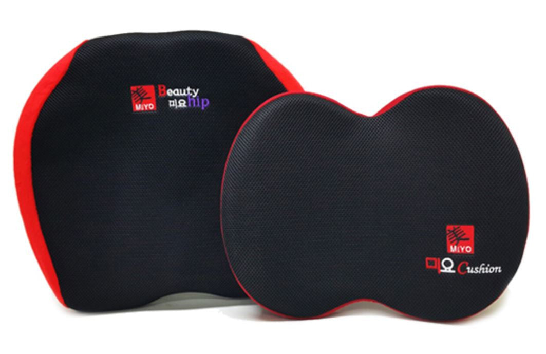 Miyocushion & Miyocushion (Color: Black + Red)
