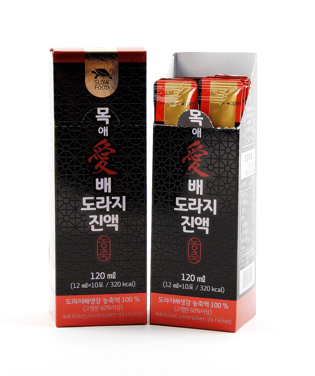 Mokae Pear & Balloon Flower Extract Sticks (12ml * 10 packets) * 6 boxes